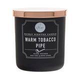 DW Home Warm Tobacco Pipe Scented Candle for Home, 9 oz, Copper Lid Single Wick Candle Jar, Up to 33H Burn Time, Luxury Scented Candle for Relaxation, Gifting, Home Decor
