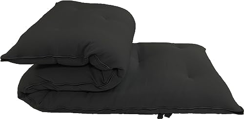 D&D Futon Furniture Rolling Covers, Roll up Cover, Encasement, Protectors, Replacement, Black