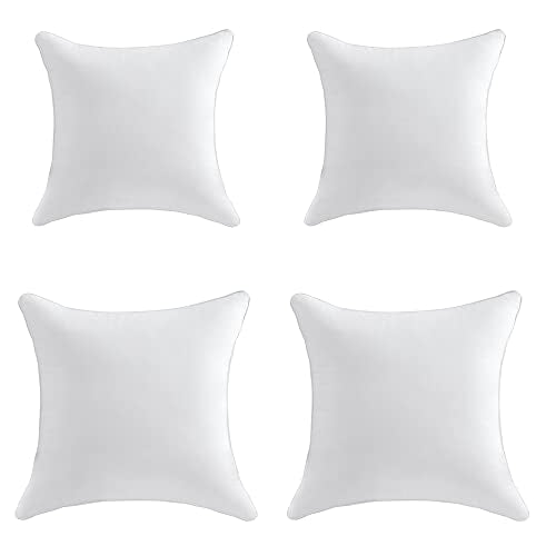 Oubonun 20 x 20 Throw Pillow Inserts (Set of 2) & 22 x 22 Pillow Inserts (Set of 2)