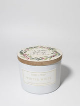 Sand + Fog Scented Candle - Winter White – Additional Scents and Sizes – 100% Cotton Lead-Free Wick - Luxury Air Freshening Jar Candles - Perfect Home Decor – 12oz