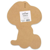 Open Road Brands Peanuts Snoopy and Woodstock Hug Wood Wall Decor - Fun Snoopy Wall Art for Kids' Bedroom or Play Room