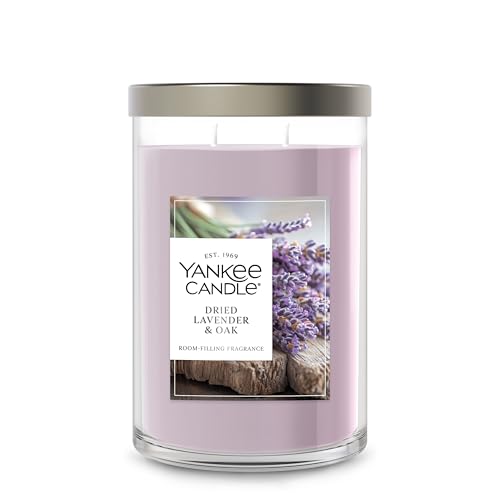 Yankee Candle Dried Lavender & Oak Scented Candle, 20oz Large Tumbler
