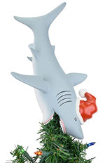 Tree Buddees Great White Shark Christmas Tree Topper - Large 10"