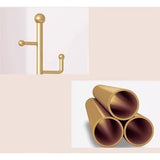 Decorative Luxury Full-Length Floor Mirror with Rotating Coat Rack Integrated for Bedroom and Home Use for Living Room