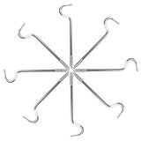 4pcs Single Curtain Rod Support,Simple Curtain Rod Bracket Without Screws,2-1/2inch