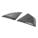 2015-2022 Fit for Dodge Challenger Rear Louver Window Side Shutter Cover Trim Car Sticker Vent Scoop Exterior Decoration Body Kit(Gloss Black)