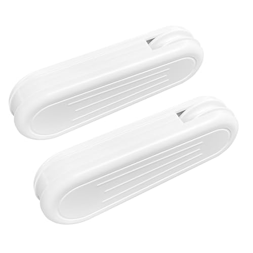 Curtain Cord Weights, 2-Pack Plastic Pull String Pendants for Vertical Blind and Drapes - White