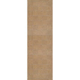 Beverly Rug Easy Jute Checkered Squared Runner Rug 2x7 Washable Durable Indoor Outdoor Area Rugs for Living Room Patio Office Stain Resistant Non Shedding Casual Indoor Outside Carpet 2 x 7 Natural