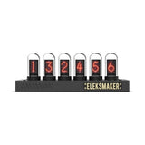 EleksMaker EleksTube IPS PRO GEN4 – 6 IPS LCD Nixie Tube Clock with WiFi Sync, Web Control, 9 Display Modes, CNC Aluminum RGB Desktop Timepiece
