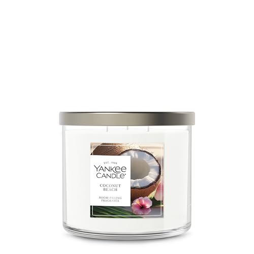Yankee Candle Coconut Beach Scented Candle, 14.5oz 3-Wick