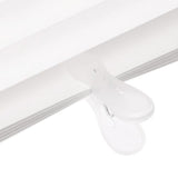 Changshade 6 Pack Temporary Shades, Pleated Paper Blinds for Indoor Windows Cut to Size Adhesive Paper Shades No Tools No Drilling for Office, Bedroom, Living Room,36" W x 72" H,White