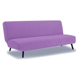 Waterproof Futon Cover Stretch Sofa Bed Slipcover Armless Furniture Protector for RV Camper Full Queen Size Foldable Sofa Bed Loveseat Slipcover Machine Washable(Purple,63-75in/160-190cm)
