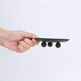 Decorative Iron Plate Candle Holder, Black, Set of 3,Candle Stand for LED & Wax Candles