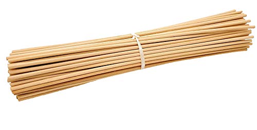 Reed Diffuser Replacement Bamboo Sticks 100 pcs - 9.8in Long (23cm) - for Room Fragrance Oil Diffuser - Room Aromas - Diffuser Kit - Reeds for Aromatization - Aromatherapy Bamboo Sticks - Scentless