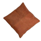 RAJERIYA Experience The Perfect Blend of Rustic Charm and Modern Luxury with Our Handcrafted Genuine Leather Pouf and Matching Pillow Set.