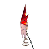 Kurt Adler UL 10L Capiz American Flag Inspired Star Treetop