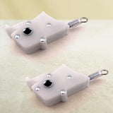 Amazing Drapery Hardware High Profile Wand Tilt Control 2ct - 1/4” Square Hole Heavy Duty Metal Mechanism for 2" Horizontal Blinds