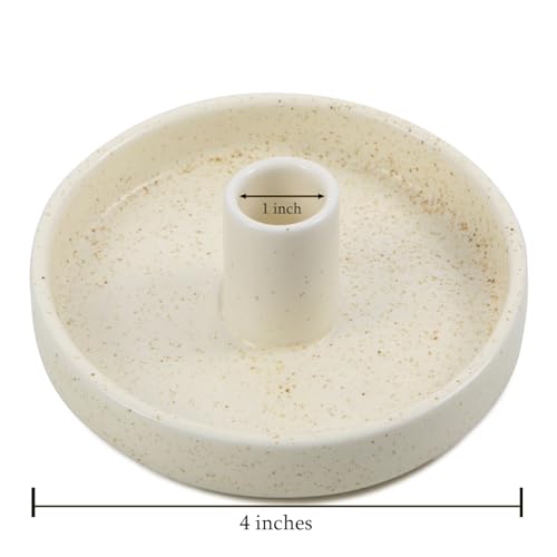 Palo Santo Holder, Ceramic Incense Burner for Palo Santo Wood or Scented Incense Stick, Beige