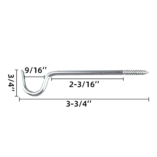 4pcs Single Curtain Rod Support,Simple Curtain Rod Bracket Without Screws,2-1/2inch