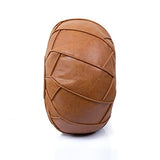 Retro Morocco PU Leather Pouf Home Tatami Decor Unstuffed Cushion Ottoman Sofa Living Room Footstool