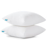 Oubonun 16 x 16 Throw Pillow Inserts - Soft, Plush & Decorative Down Alternative Pillows for Couch Sofa Bed, Machine Washable - White, Pack of 4