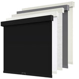SUNOFF Cordless Blackout Roller Shades Blinds for Windows Free-Stop,Pull Down Room Darkening with Valance,Thermal Insulated Woven Fabric Window Door Blinds for Home,Office,Black 20" W x 72" H