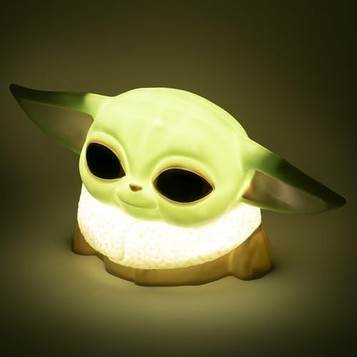 The Mandalorian Baby Yoda Grogu Desktop Light - Officially Licensed Star Wars Merchandise, Plastic