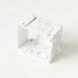 Cutelec Box Mounting Bracket 1set for 1-1/2" Blinds White Color Window Blinds Headrail Bracket