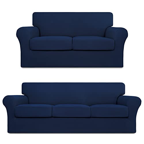 Easy-Going Product Bundles Separate Stretch Sofa Slipcover, Loveseat Slipover