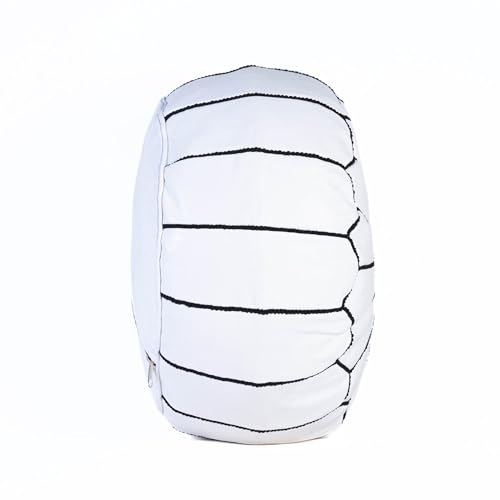 Handmade Moroccan Embroidered Leather Pouf | Delivered Unstuffed | Ottoman, Footstool, Footrest, Hassock, Floor Cushion, Coffee Table, Under Desk (White)