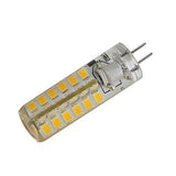 (6-Pack) Dimmable 5-Watt T4 GY6.35 LED Bulb 12-18V AC/DC, 48SMD 2835 LED, Warm White Color (Jc10 Bi-pin 35-40w Replacement) (Warm White .2700K)