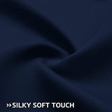 COSVIYA Grommet Blackout Room Darkening Navy Blue Curtains 84 inch Length 2 Panels,Thick Polyester Light Blocking Insulated Thermal Window Curtain Drapes for Bedroom/Living Room,52x84 inches