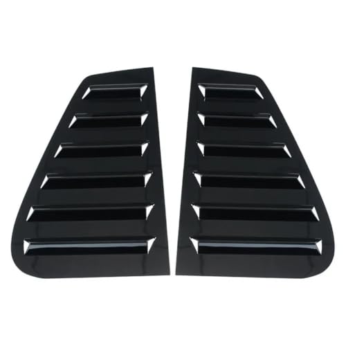 Car Rear Window Side Vent Shutter Louver Cover Trim Exterior Accessories Body Kits Fit for VW Golf 4 MK4 1997-2006(Carbon Look)