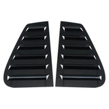 Car Rear Window Side Vent Shutter Louver Cover Trim Exterior Accessories Body Kits Fit for VW Golf 4 MK4 1997-2006(Carbon Look)