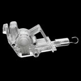 Wand Tilter 2pcs Heavy Duty Low Profile Wand Tilter Rod Tilter for 2 inch Horizontal Blinds, Square Shaped Gear(0.17in)/Hook Connection