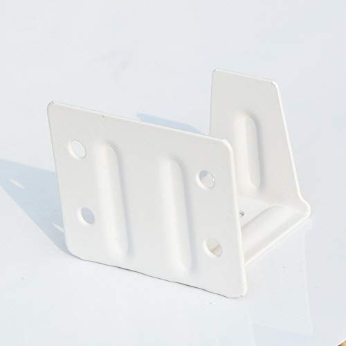 Cutelec Center Support Bracket 2 Pack White Color for 2" Low Profile Window Blinds Headrail Holder