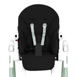 High Chair Cushion, Baby Dining Chair Seat Cover, Seat Cushion Breathable Pad, Foldable Baby Highchair Cover, Protects from Spills and Crumbs for Baoneo, Kosmic Jané, Siesta Zero3 (Black)