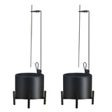 2 Pack Incense Burner, Anti-Ash Flying Metal Incense Holder，Incense Holder for Sticks，with Iron Catcher and Stabilizing Base Four-Legged Base,Perfect for Meditation Yoga, Home Decor