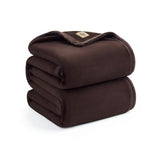 UGG Coco Twin Bed Blanket, Fleece Blanket, 68" x 92", Brown (Burnt Cedar)