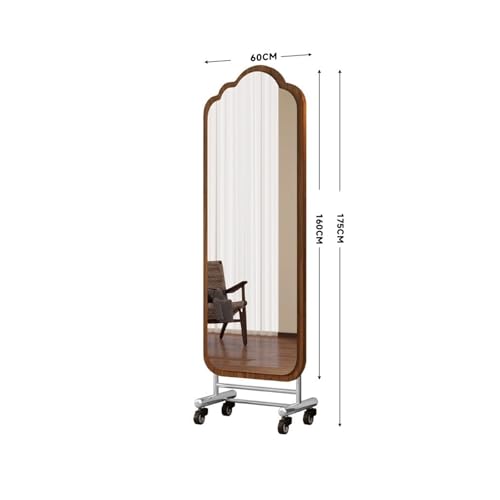 FKEE55UED Floor Portable Stainless Steel Full-Length Mirror Home Bedroom Dressing Mirror