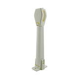 Amazing Drapery Hardware Spring Loaded Cord Tensioner for Cord Loops - Ivory, Wall or Floor Mount - 1 Pack