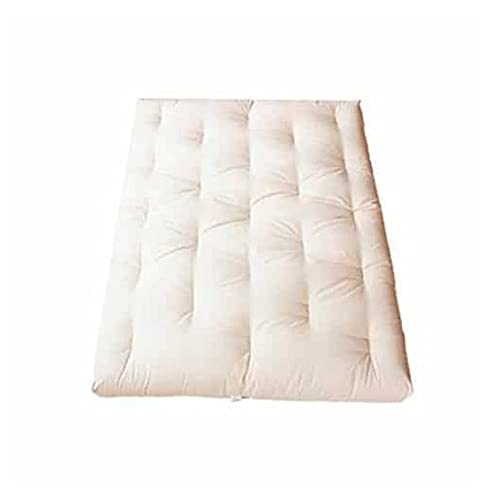 Green Cotton XL Twin 5" Futon in 100% Cotton Fabric Case