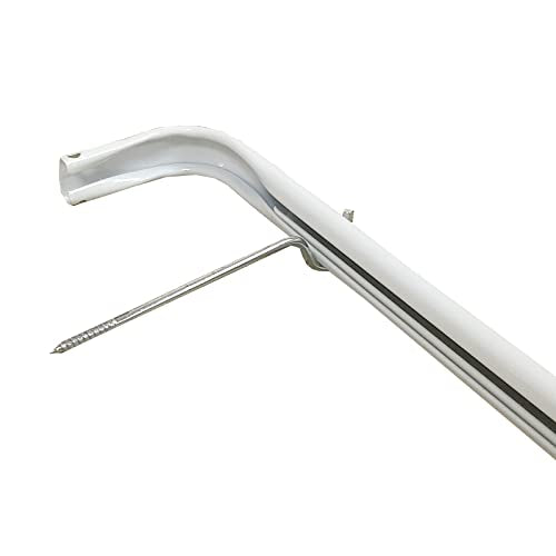 4pcs Single Curtain Rod Support,Simple Curtain Rod Bracket Without Screws,2-1/2inch