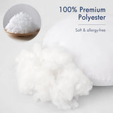 MIULEE 16 Inch Round Throw Pillows Pillow Insert, Floor Pillow Form Stuffer Sham for Decorative Cushion Bed Couch Sofa Wedding