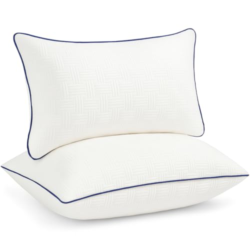 Oubonun 16x24 Pillow Inserts Set of 2 - Rectangle Decorative Throw Pillows for Sofa Couch Bed Living Room Beige 100% Polyester Filling 16 x 24 Inch Lumbar Pillows