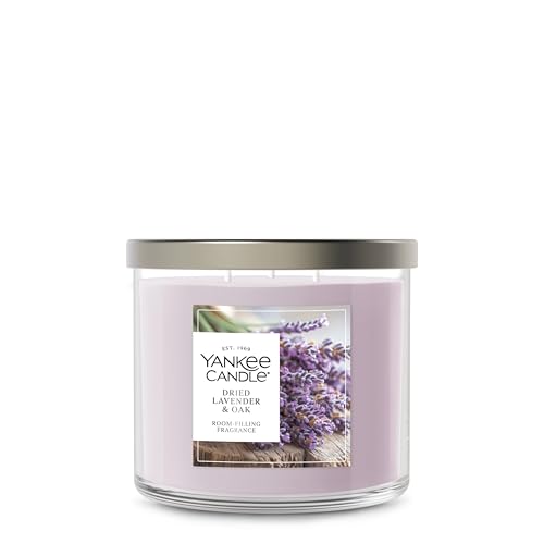 Yankee Candle Dried Lavender & Oak Scented Candle, 14.5oz 3-Wick