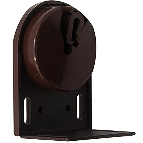 Cordless Bracket, Usual Replacement Parts for Indoor/Outdoor Sun Shades or Roller Up Blinds (Brown)