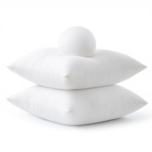 MIULEE 20x20 Throw Pillows Inserts 4 Pack, Decorative Pillows for Couch Bed