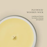 WoodWick Yuzu & Vetiver Scented Candle, Crackling Wick, 21.5oz