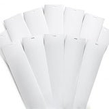California Blinds Company Vertical Blinds Replacement Slats 82.5” White Vinyl PVC Slats for Sliding Glass & Patio Door Blinds, Durable Blind Slats Replacement (12 Pack)